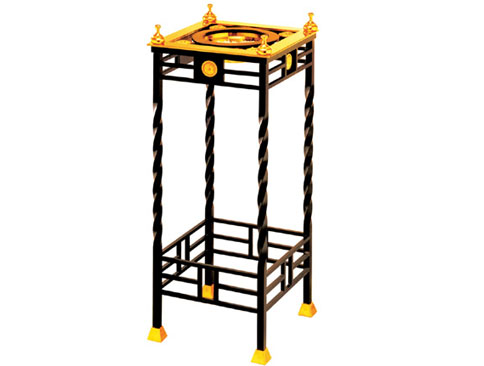 YLHA029  Gold medal Black iron openwork  ashtry