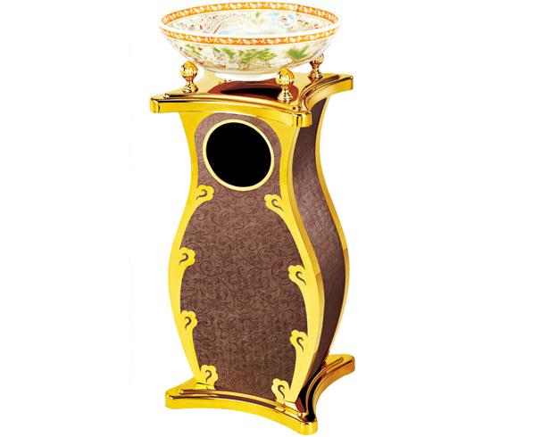 YLHA114  bottle  Ash bucket (Brown tie up branch dermatoglyph) 