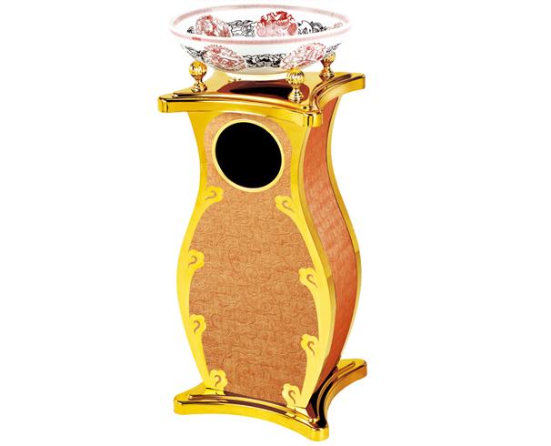 YLHA115  bottle  Ash bucket (Gold wind branch dermatoglyph) 