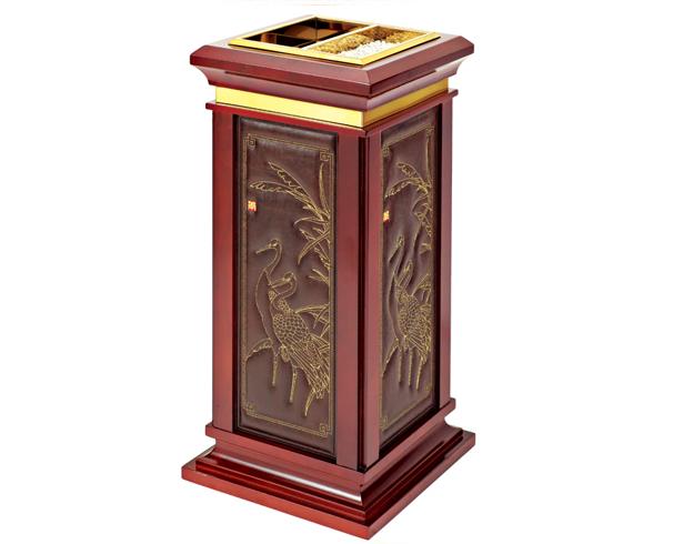 YLHA116  Royal  wood veneer embroidery floor  Ash bucket