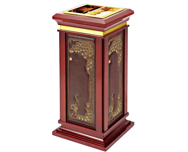 YLHA117 Roya wood veneer embroidery floor  Ash bucket